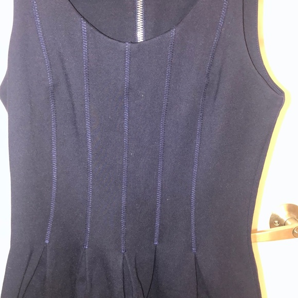 Navy J. Crew Shift Dress - Picture 2 of 2